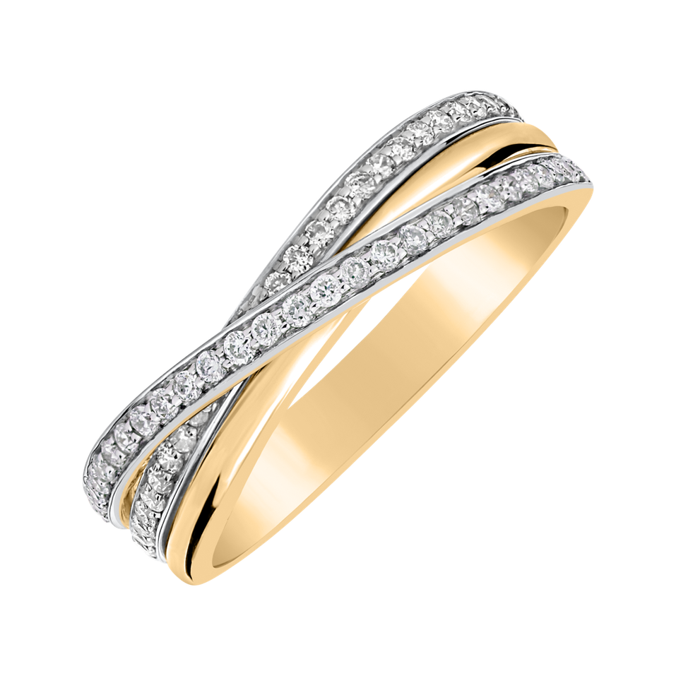 Prsteň s diamantmi Dream Planet