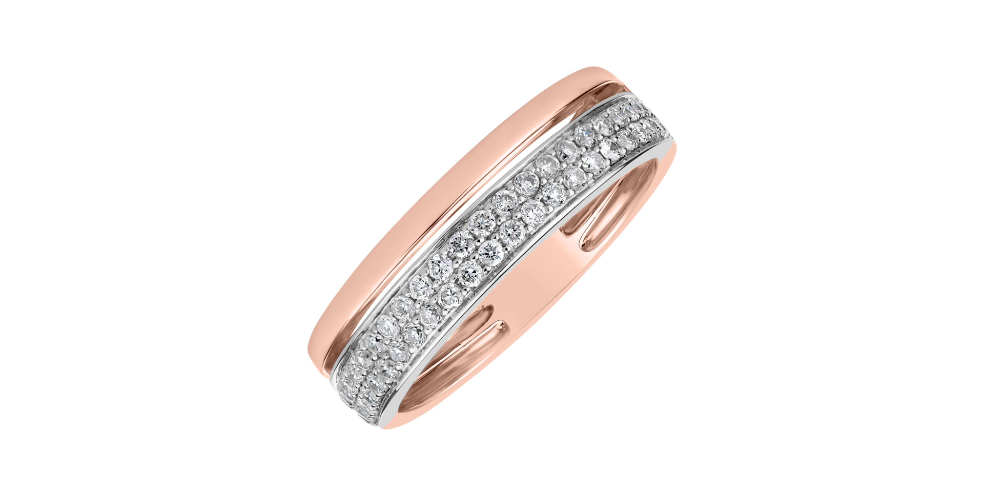 Prsteň s diamantmi Sparkling Essence