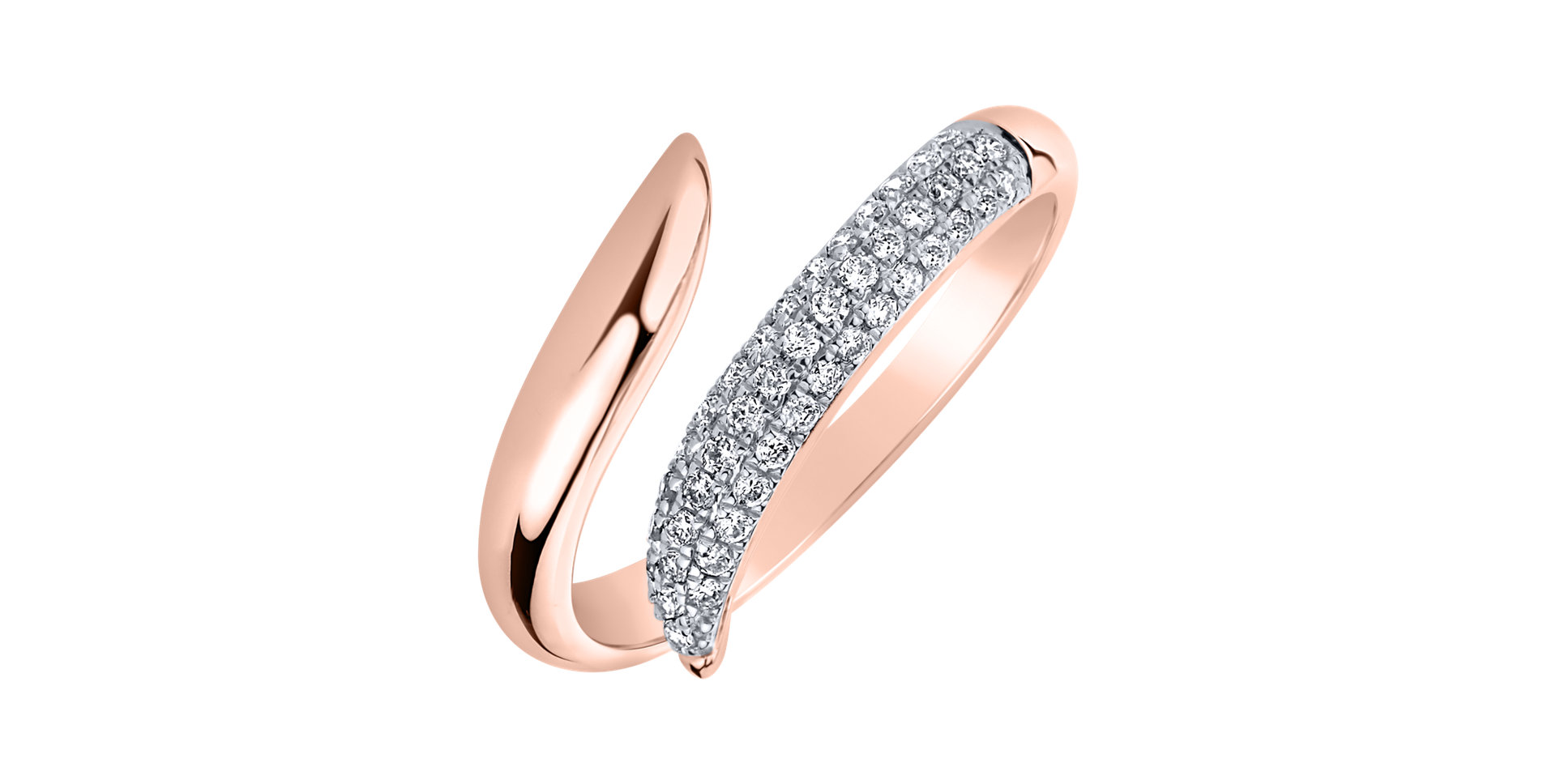 Prsteň s diamantmi Diamond Ray