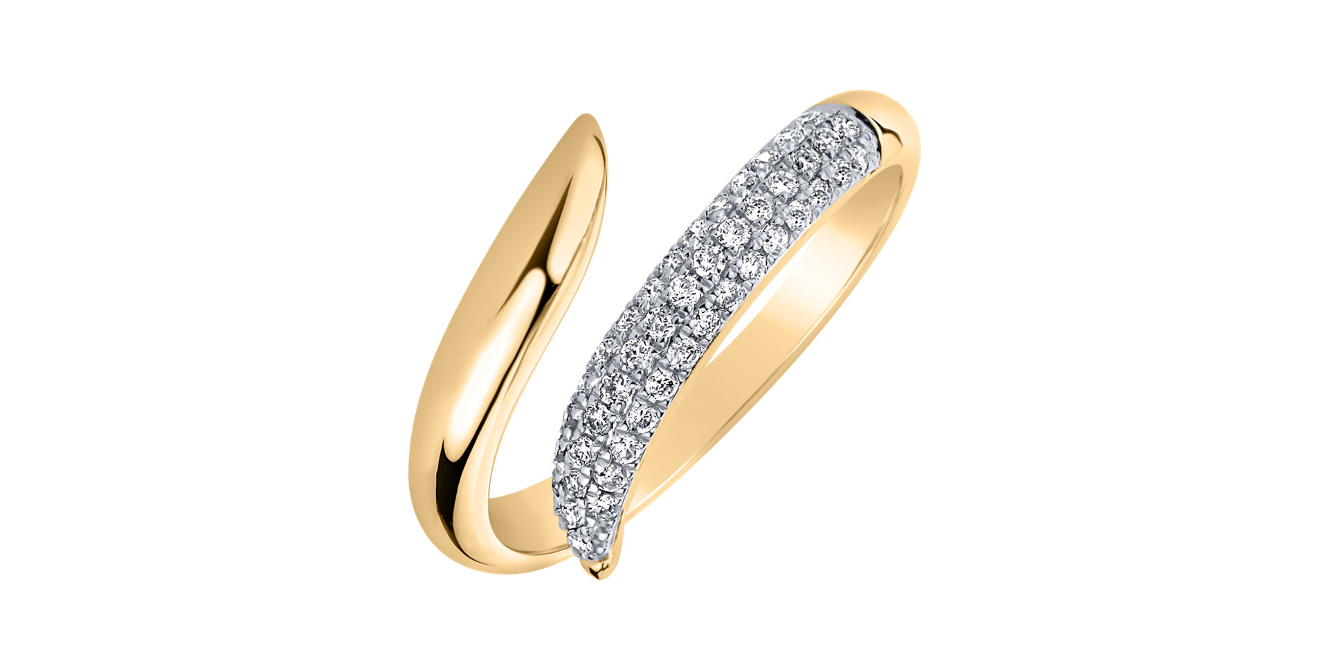 Prsteň s diamantmi Diamond Ray