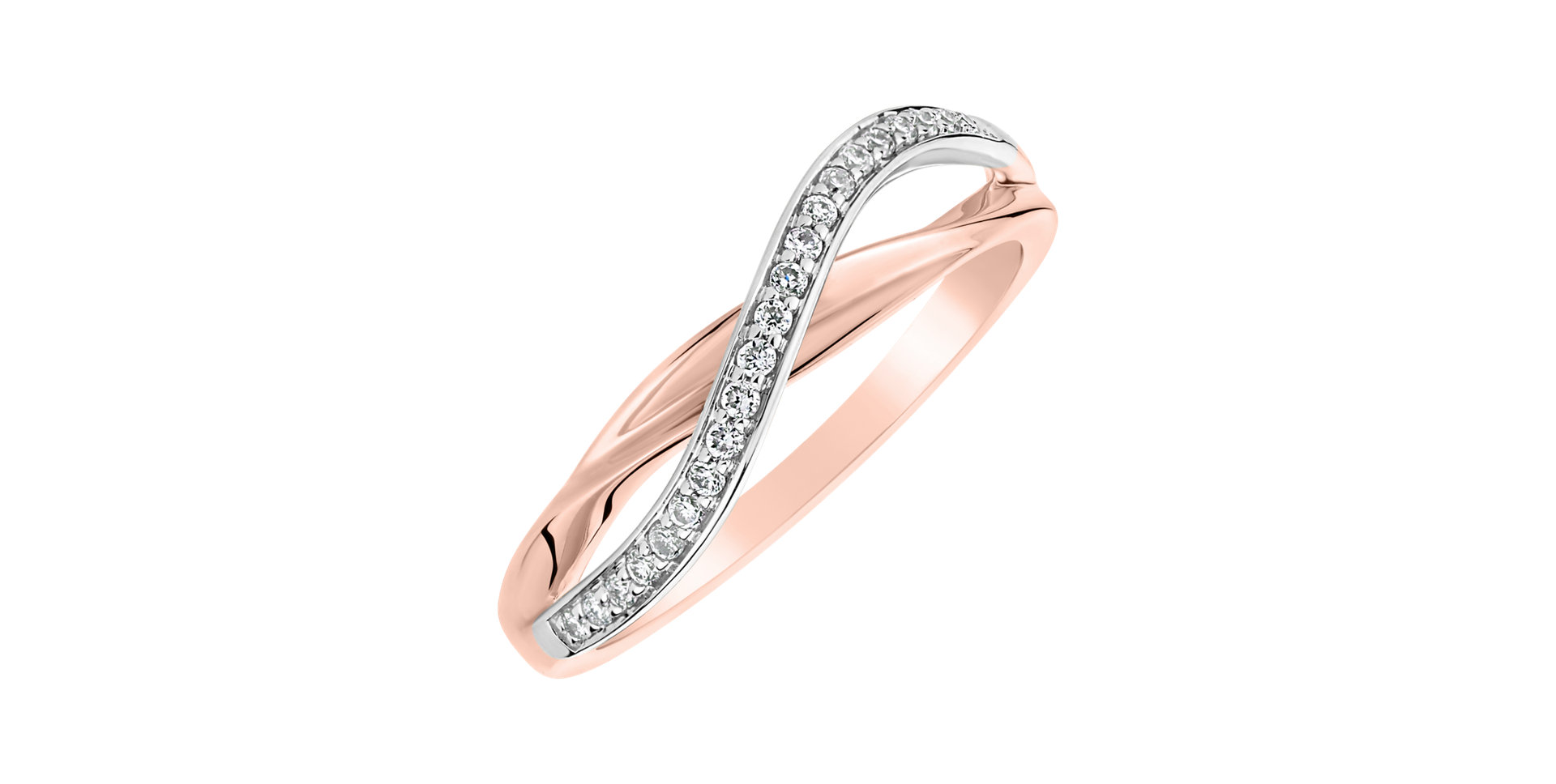 Prsteň s diamantmi Moonlight Sea