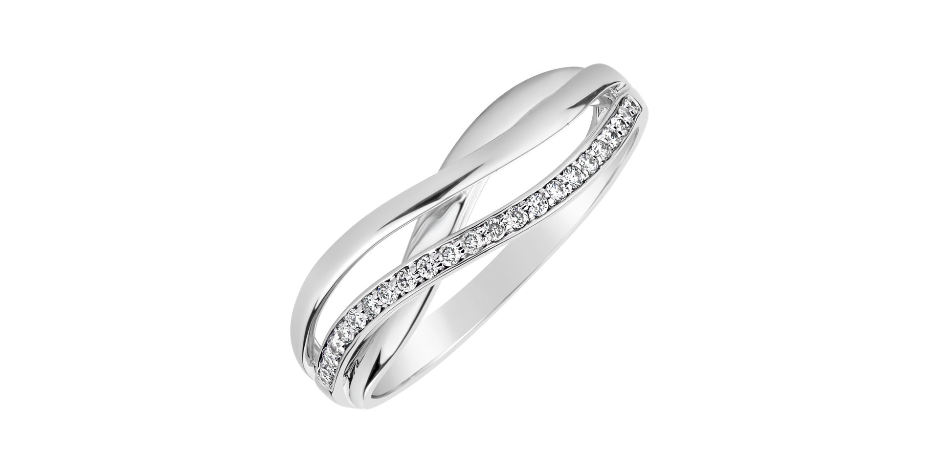 Prsteň s diamantmi Royal Rhythm