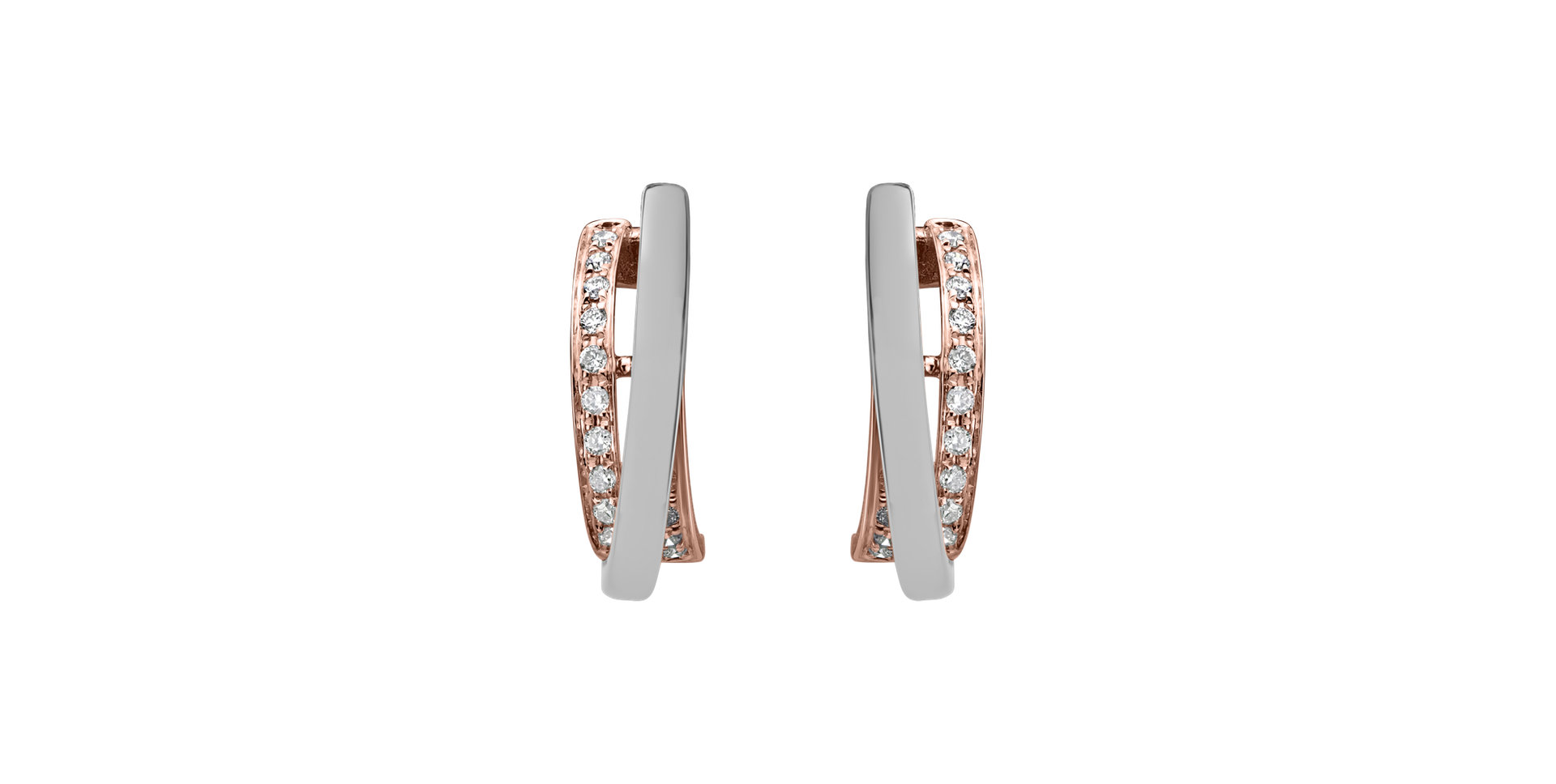 Náušnice s diamantmi Dream Wings