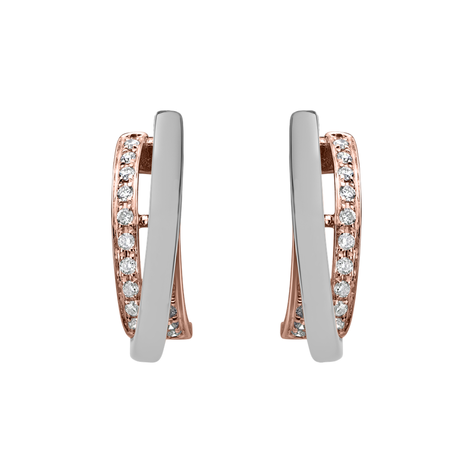 Náušnice s diamantmi Dream Wings