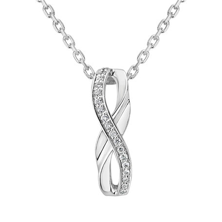 Prívesok s diamantmi Sparkling Infinity