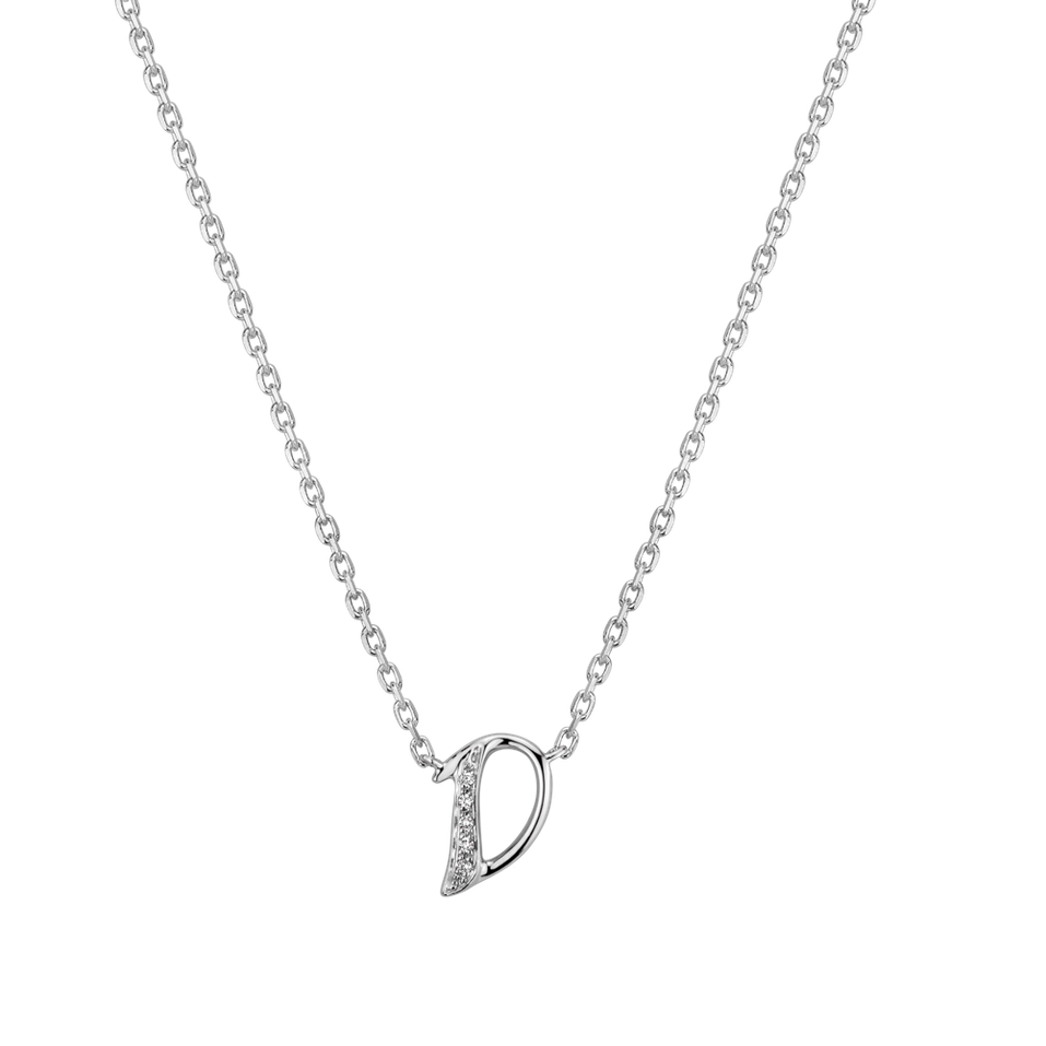 Náhrdelník s diamantmi Curly Diamonds D