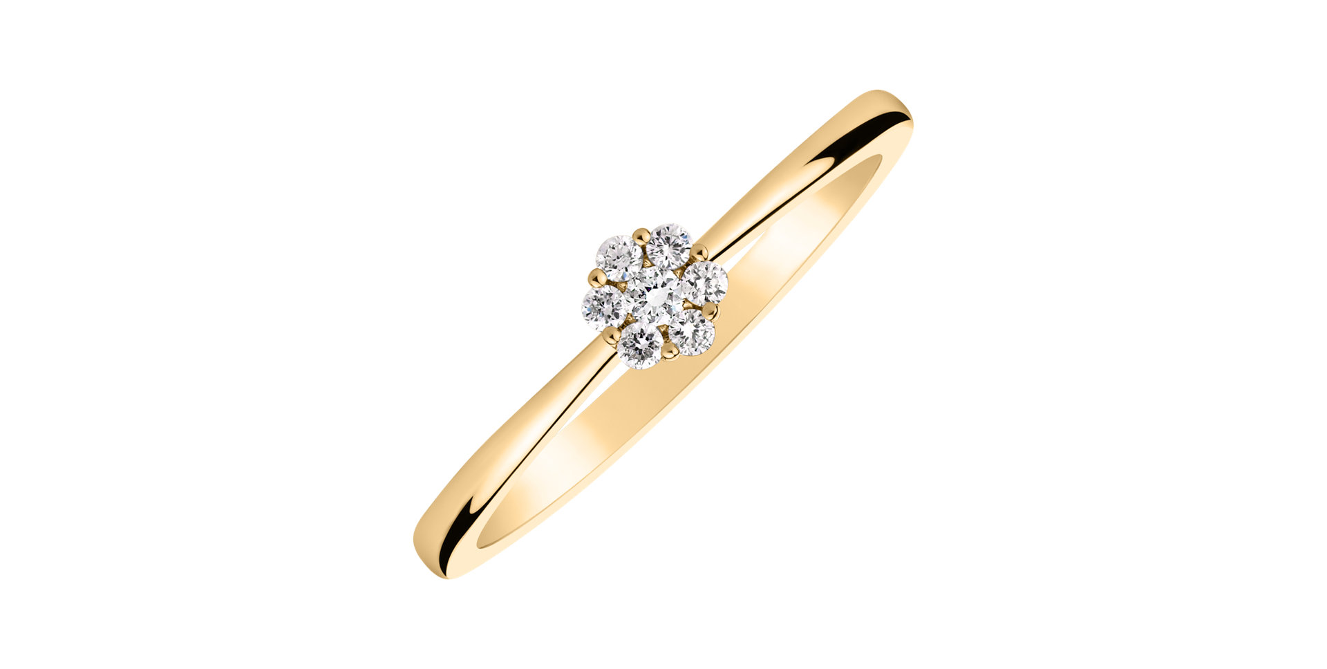 Prsteň s diamantmi Shiny Constellation