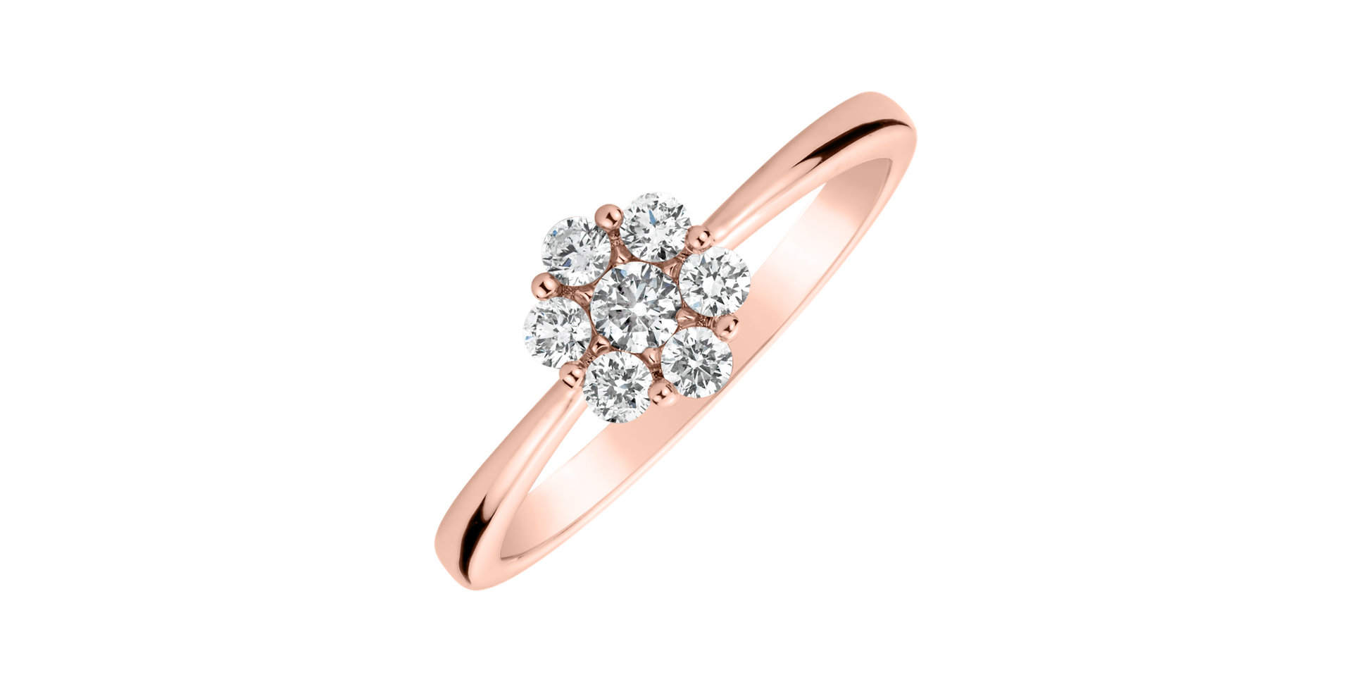 Prsteň s diamantmi Shiny Constellation