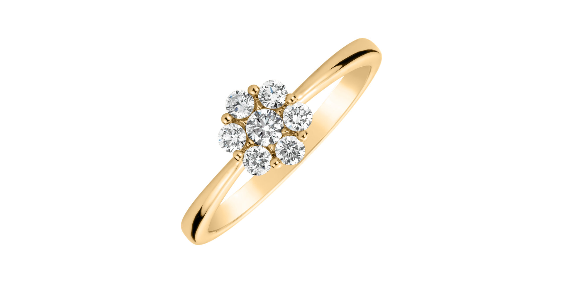 Prsteň s diamantmi Shiny Constellation