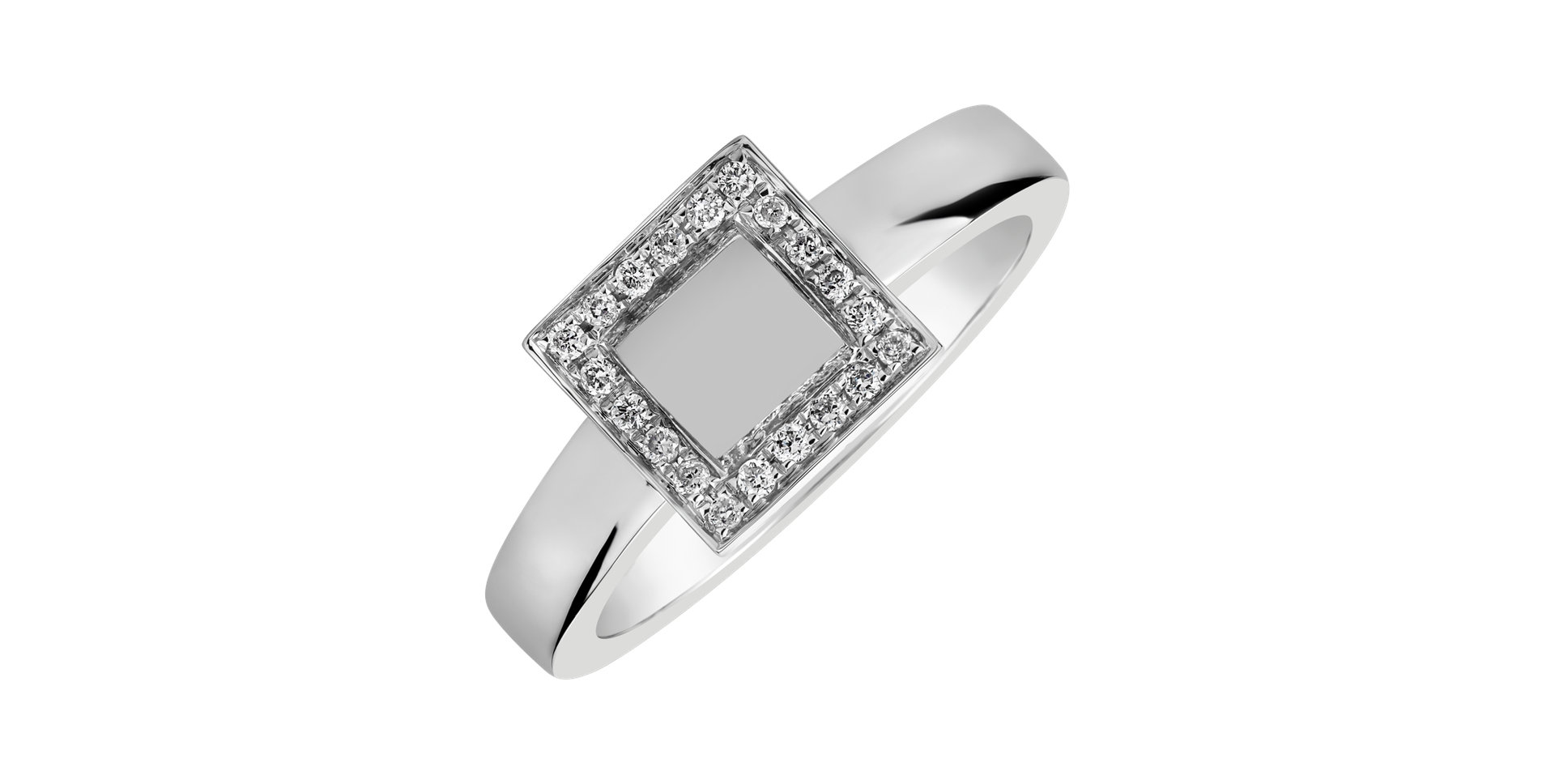 Prsteň s diamantmi Sun Space