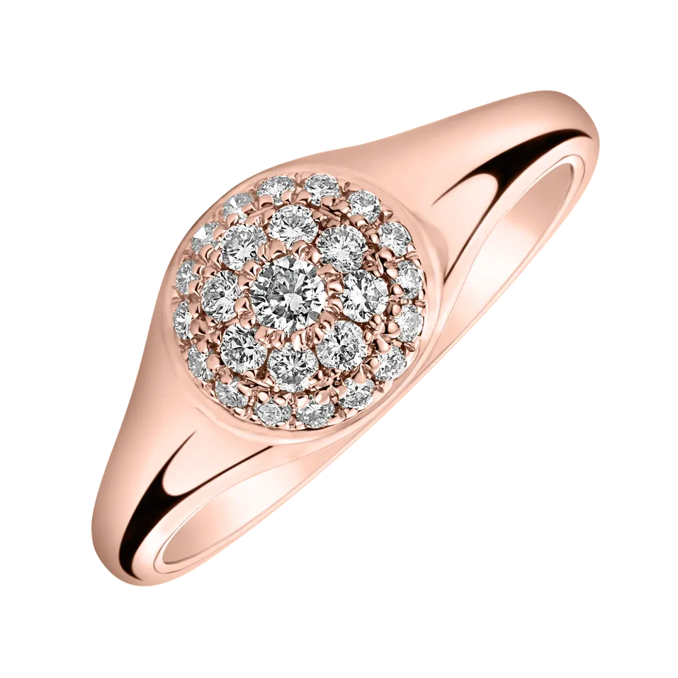 Prsteň s diamantmi Recent Sunset