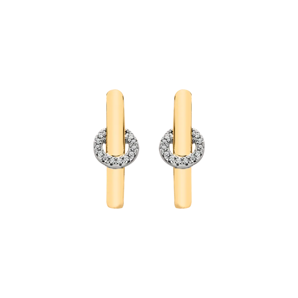 Náušnice s diamantmi Moonlight Streamer