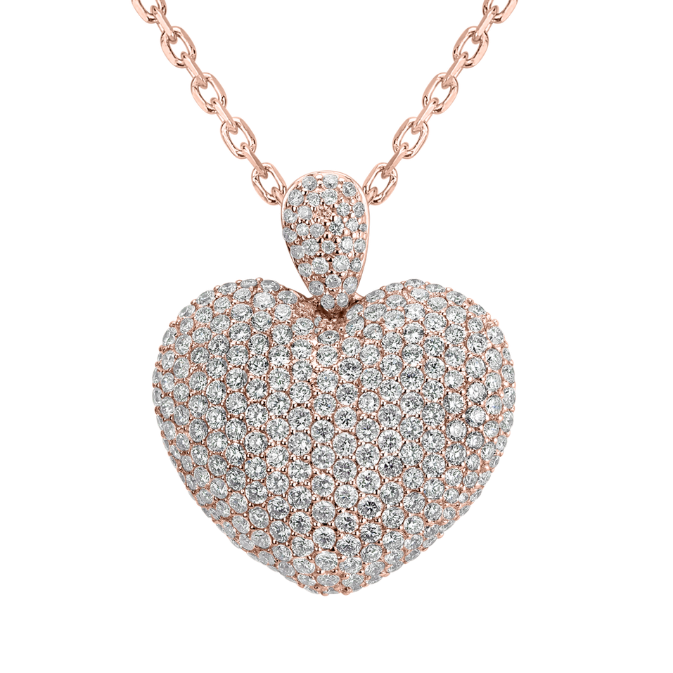 Prívesok s diamantmi Heart Brilliance