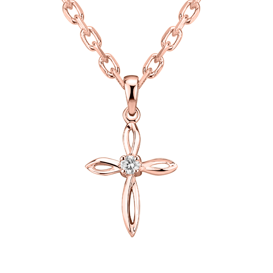 Prívesok s diamantom Symbol of Faith