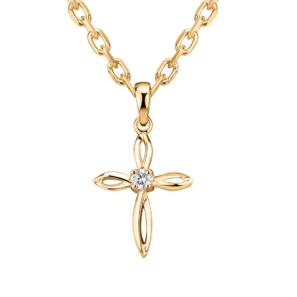 Prívesok s diamantom Symbol of Faith