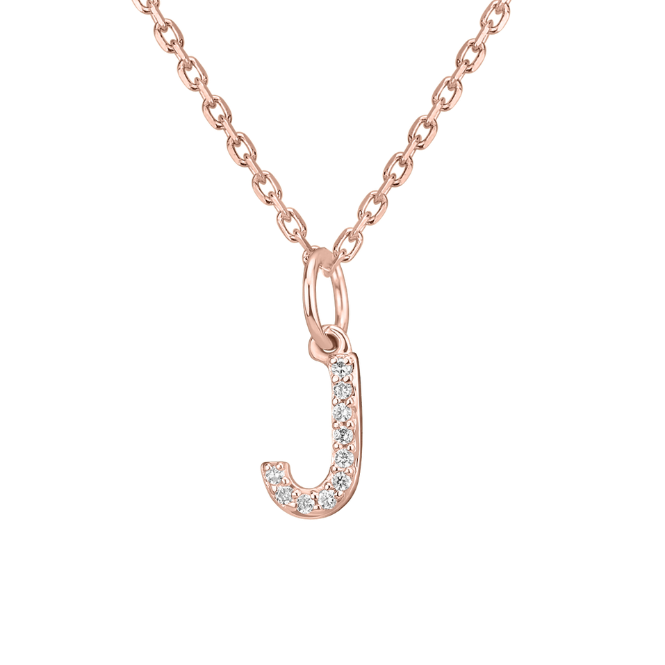 Prívesok s diamantmi Line Glitter  J