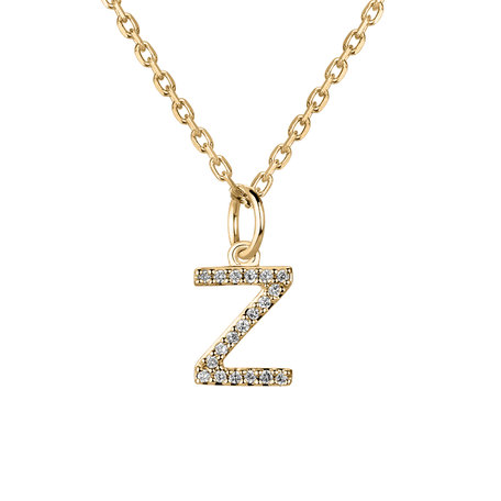 Prívesok s diamantmi Line Glitter  Z