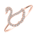 Prsteň s diamantmi Swan2