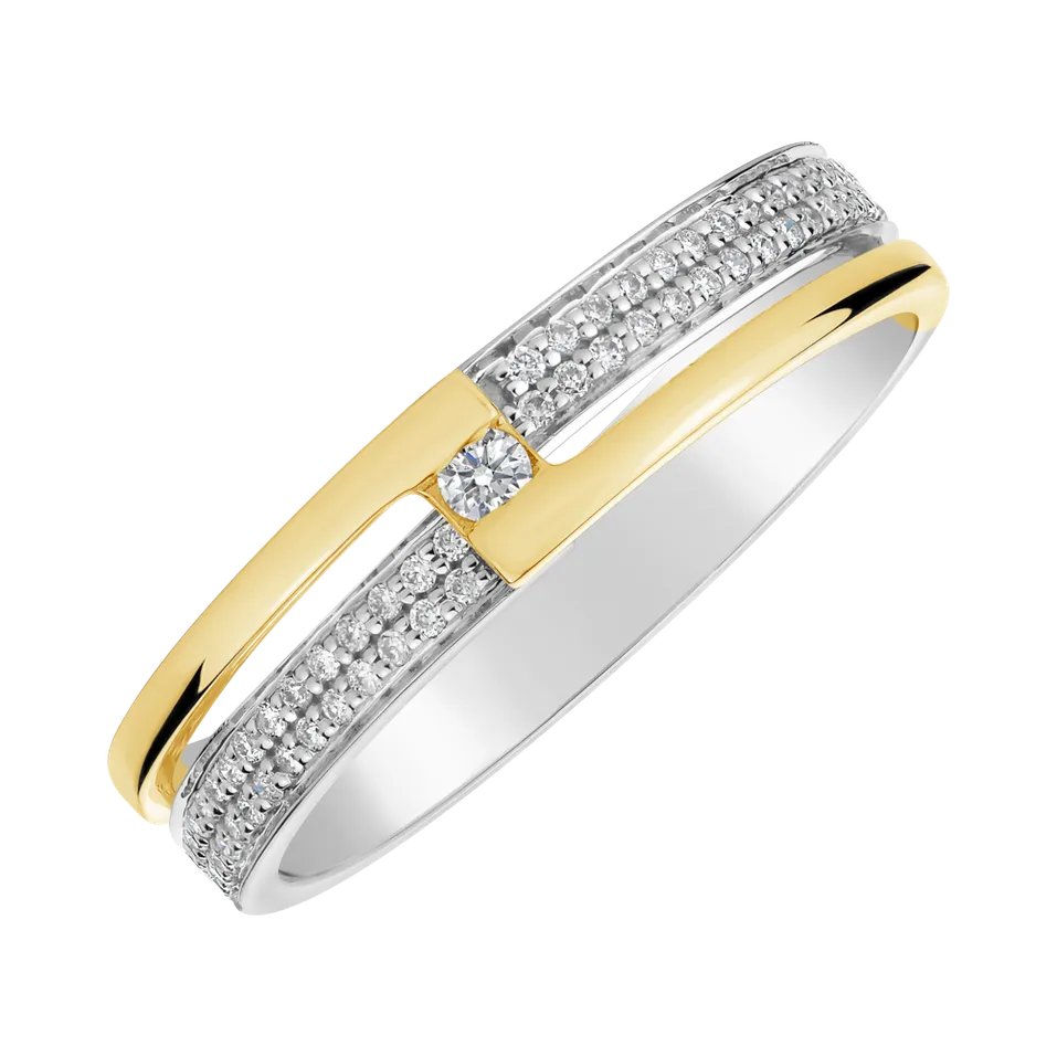 Prsteň s diamantmi Sparkling Andromeda