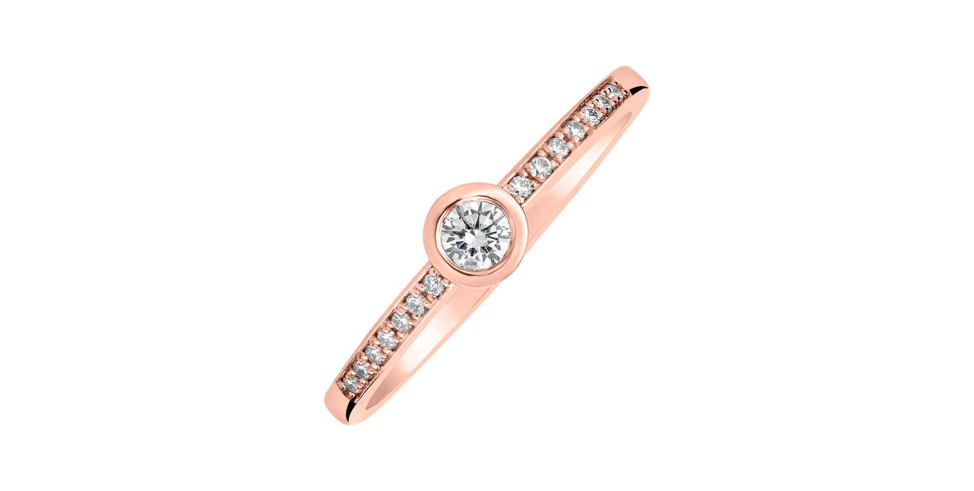 Prsteň s diamantmi Shine Forever