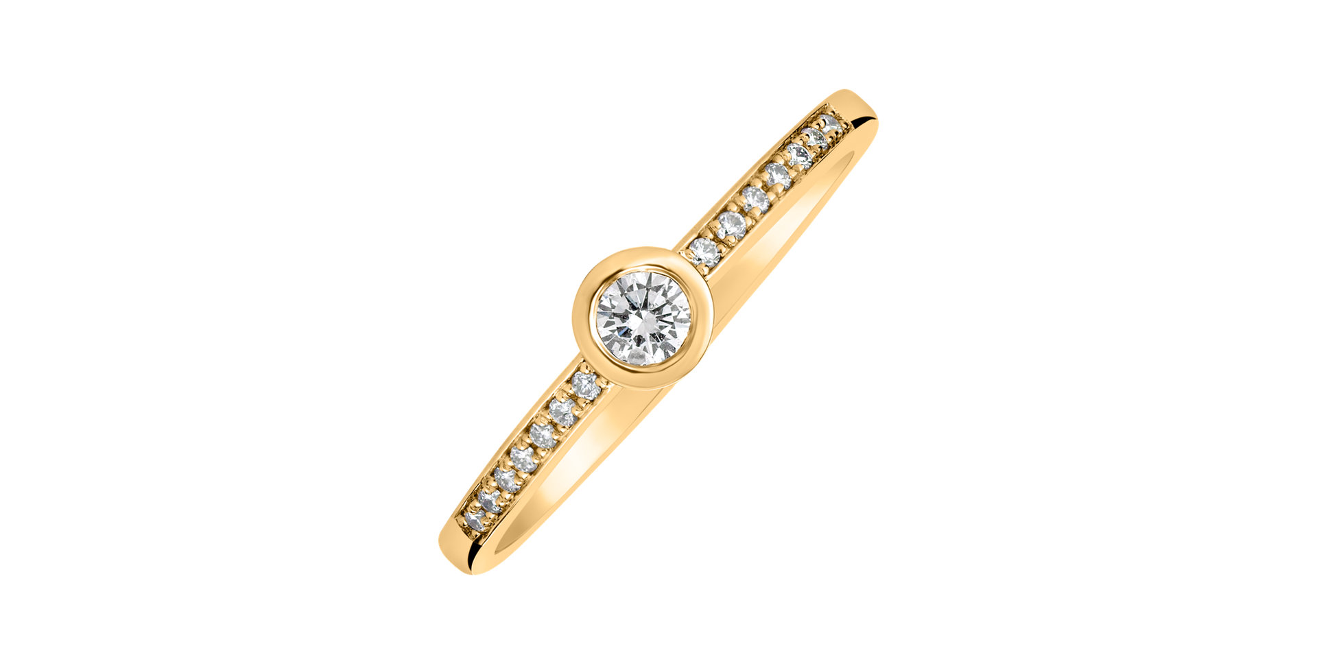 Prsteň s diamantmi Shine Forever