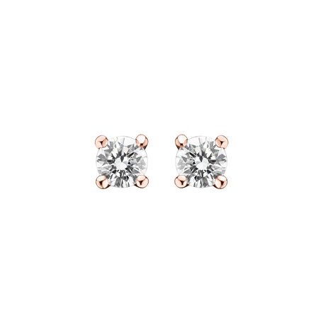 Náušnice s diamantom Essential Shine