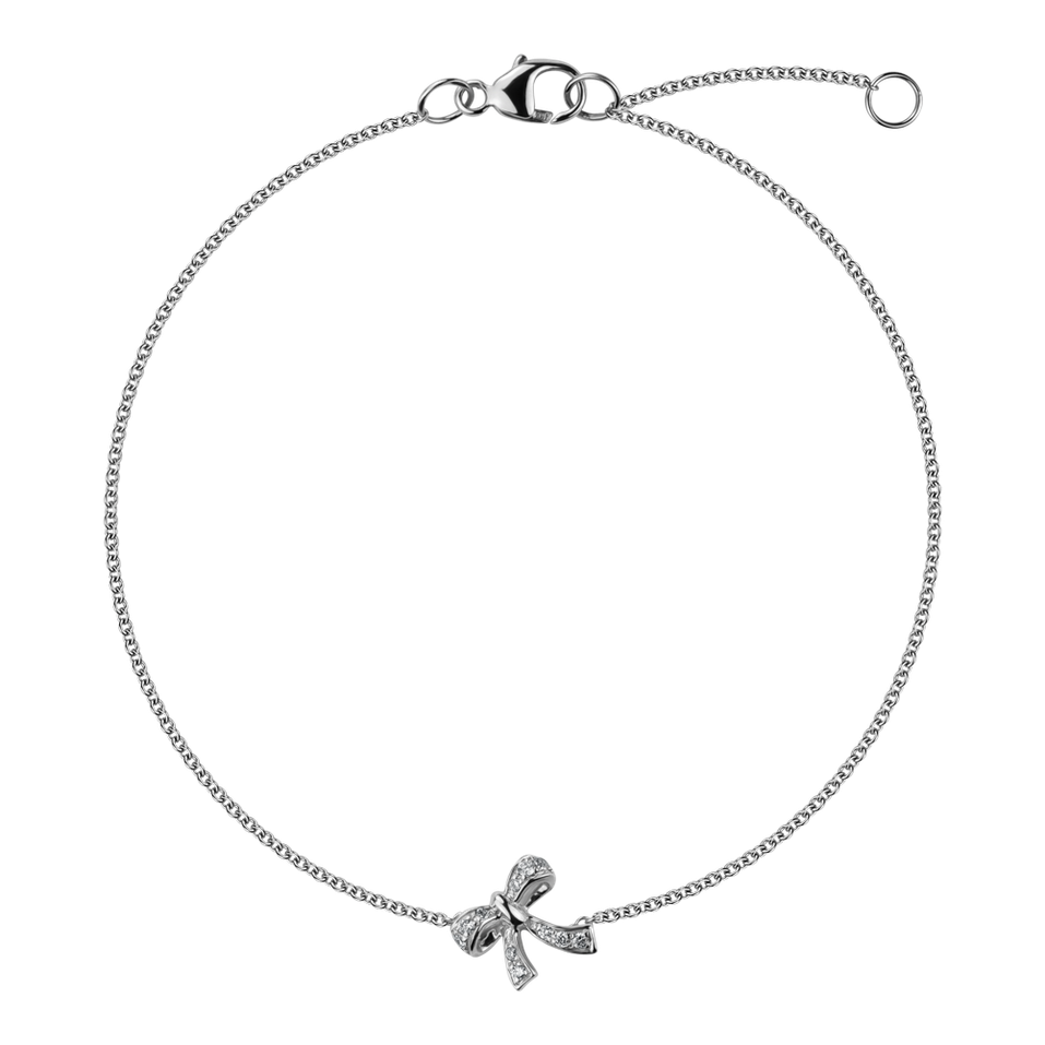 Náramok s diamantmi Shiny Bow