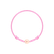 Detský diamantový náramok so šnúrkou Circle Letter C2