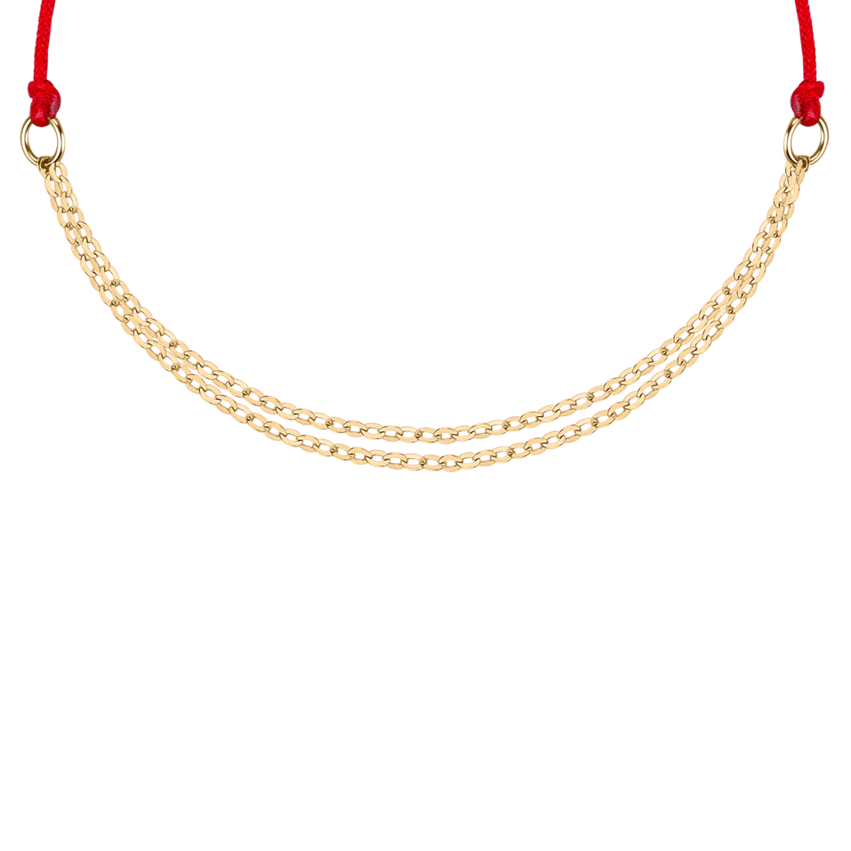 Dámsky náramok so šnúrkou Sparkling Chain