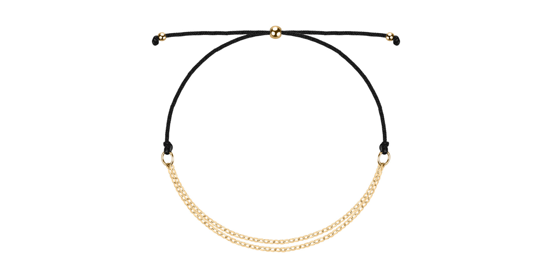 Dámsky náramok so šnúrkou Sparkling Chain