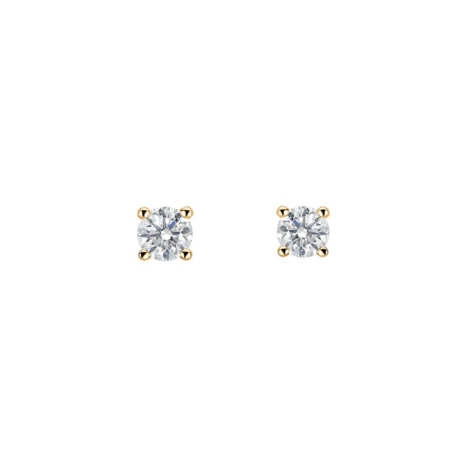 Náušnice s diamantom Essential Shine