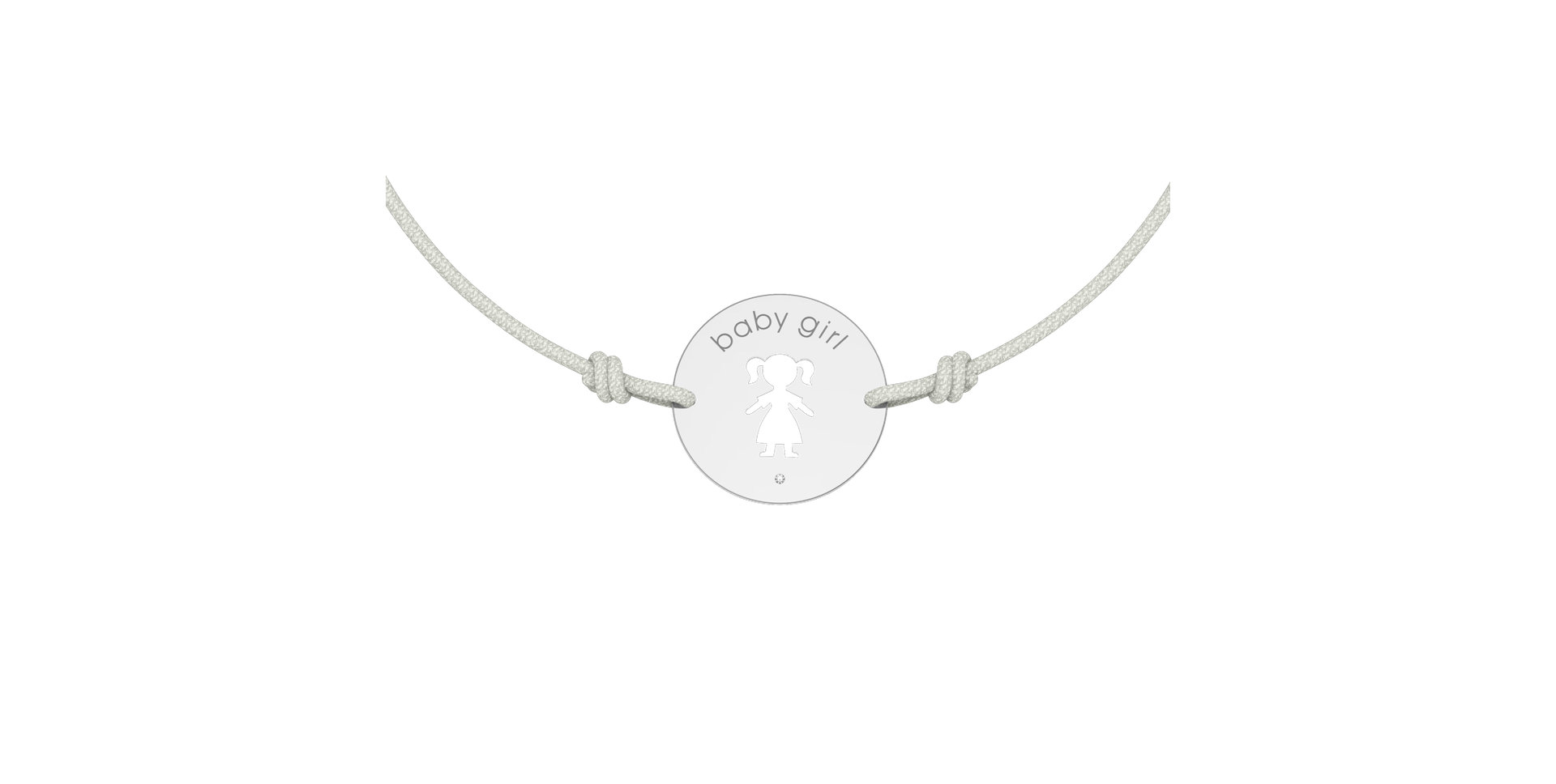 Náramok s diamantom Baby Girl