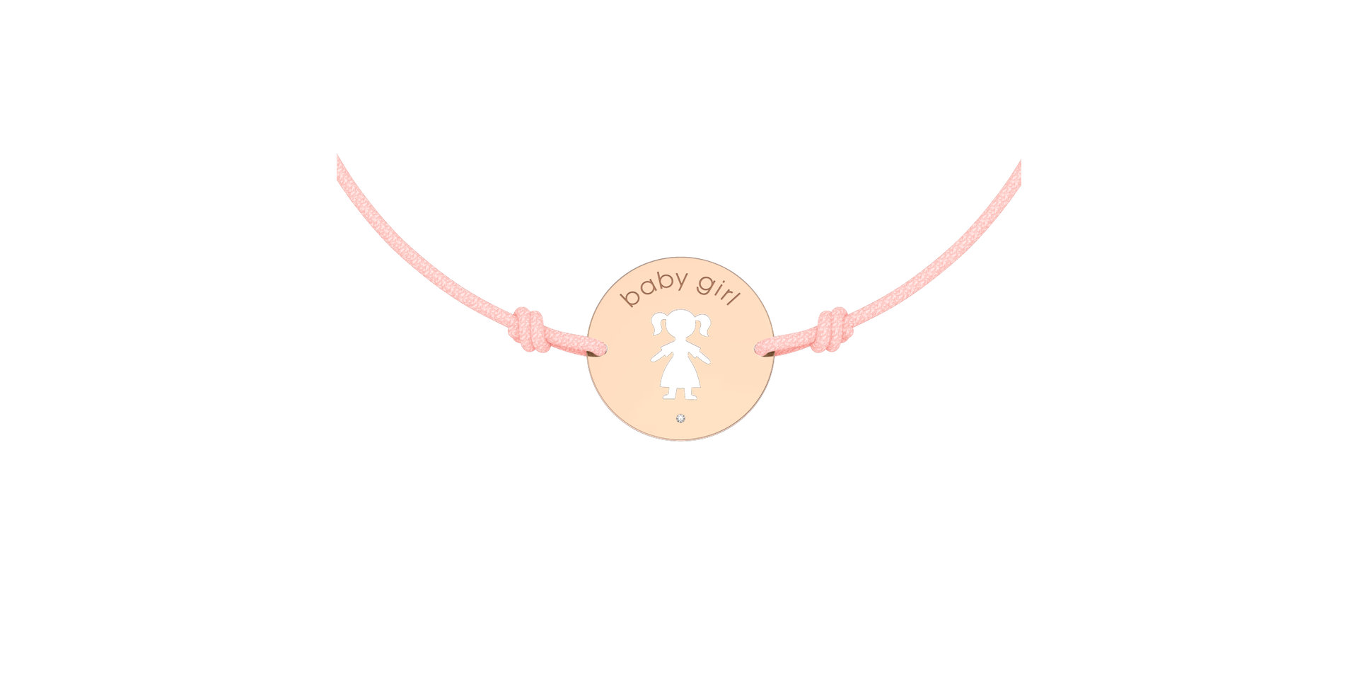 Náramok s diamantom Baby Girl