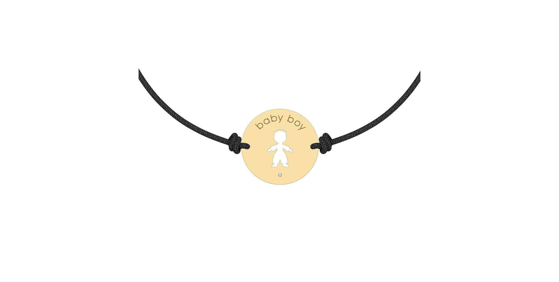 Náramok s diamantom Baby Boy