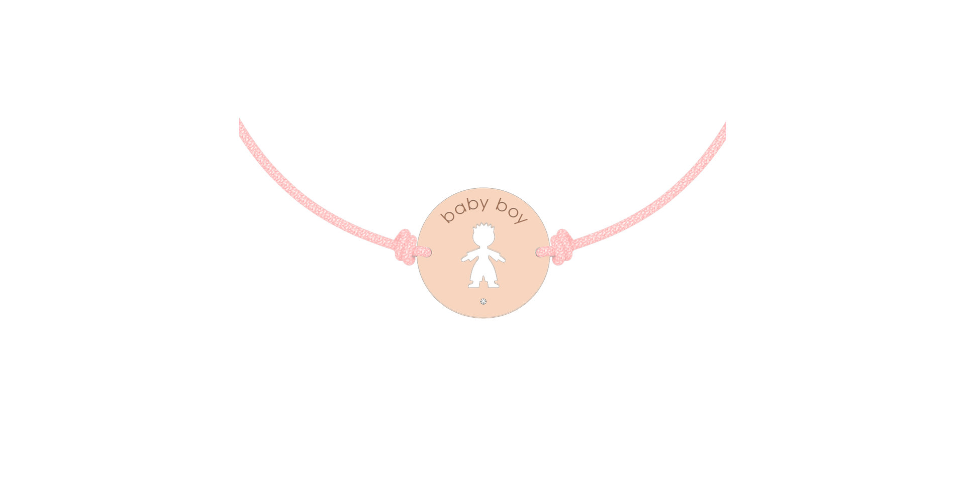 Náramok s diamantom Baby Boy