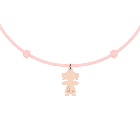 Diamantový náramok so šnúrkou Girl