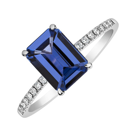 Prsteň s diamantmi a tanzanitom Perfect Promise