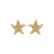 Náušnice s diamantom Glossy Starfish2