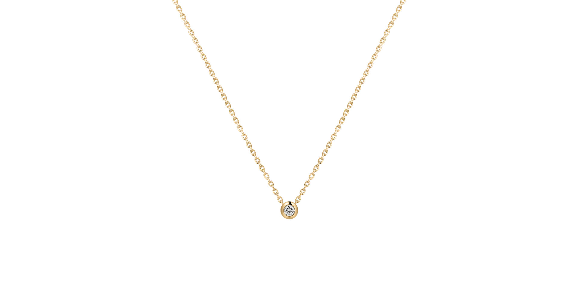 Náhrdelník s diamantom Sparkling Dots