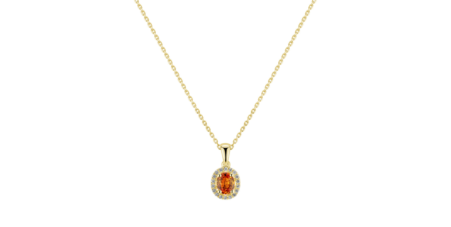 Prívesok so zafírom a diamantmi Sapphire Princess