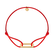 Náramok s diamantom a šnúrkou Rectangle2