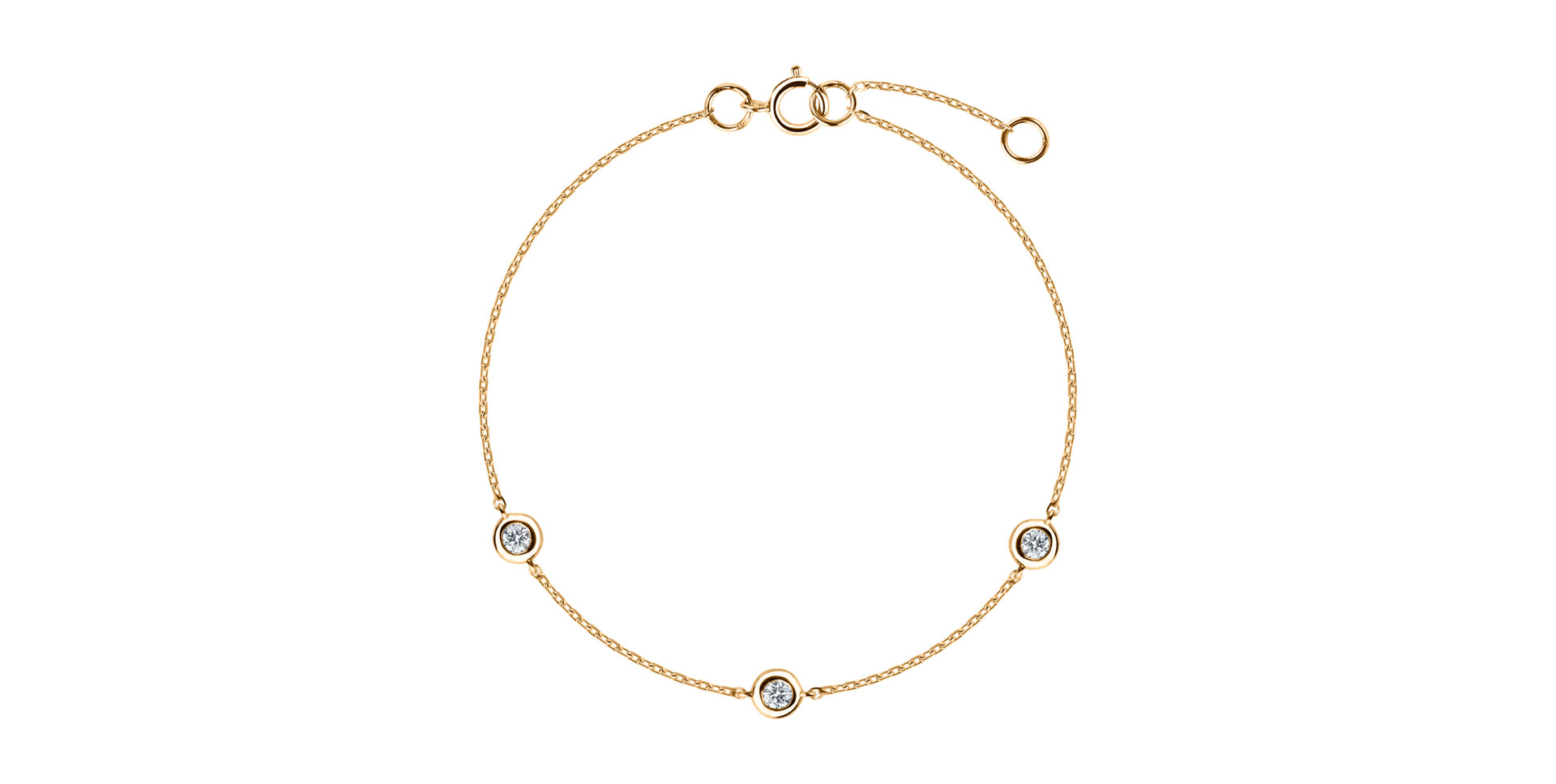 Náramok s diamantmi Sparkling Dots