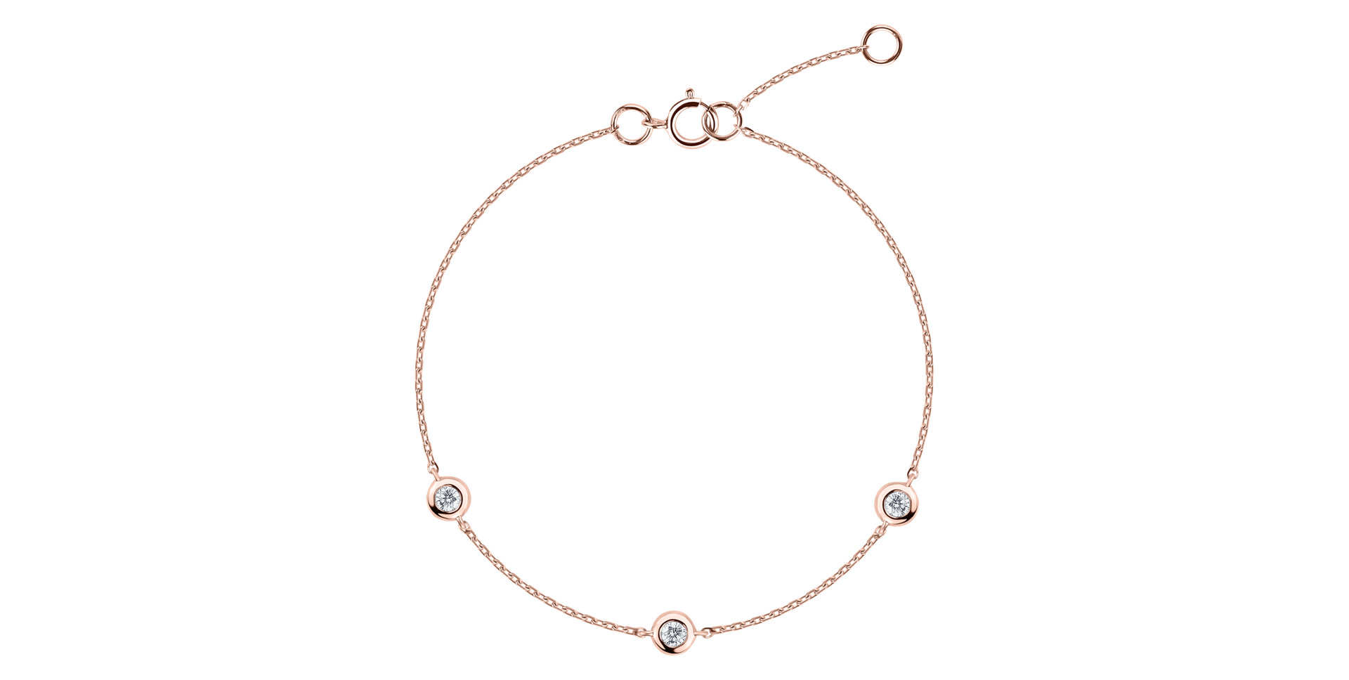 Náramok s diamantmi Sparkling Dot