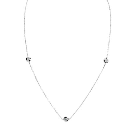 Náhrdelník s diamantmi Dots