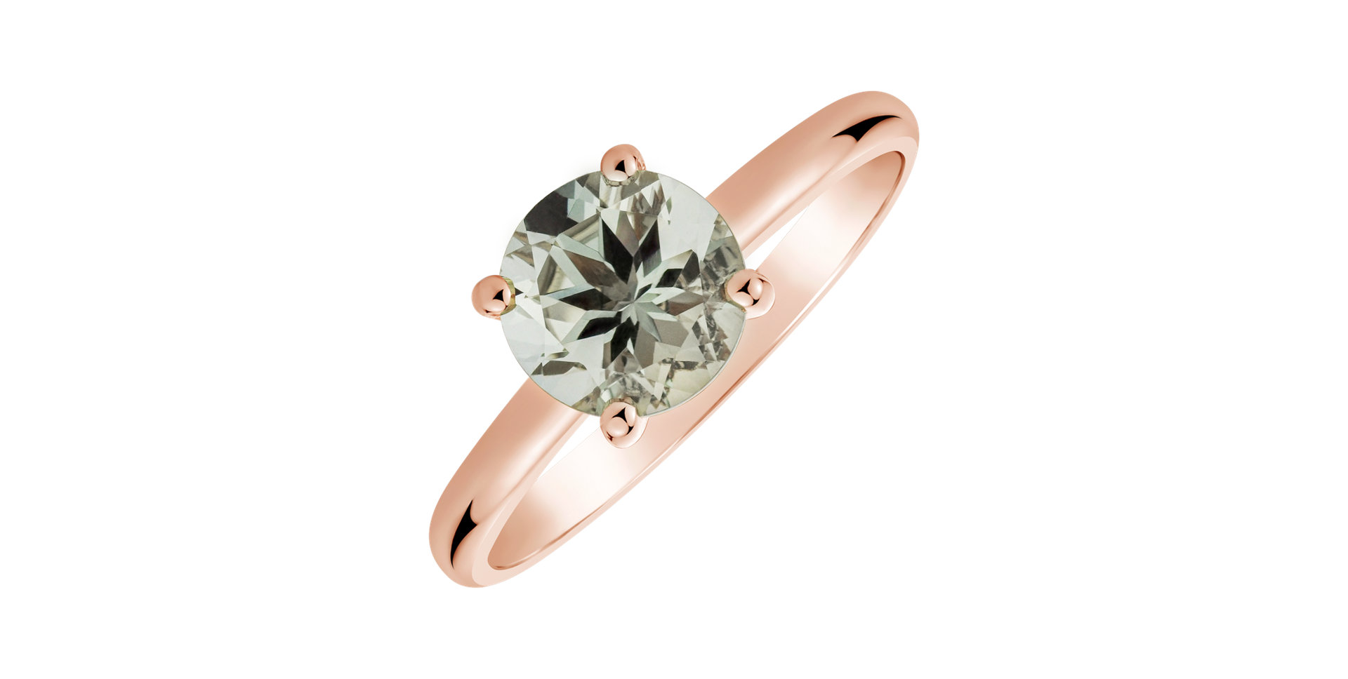 Prsteň s ametystom green Bonbon