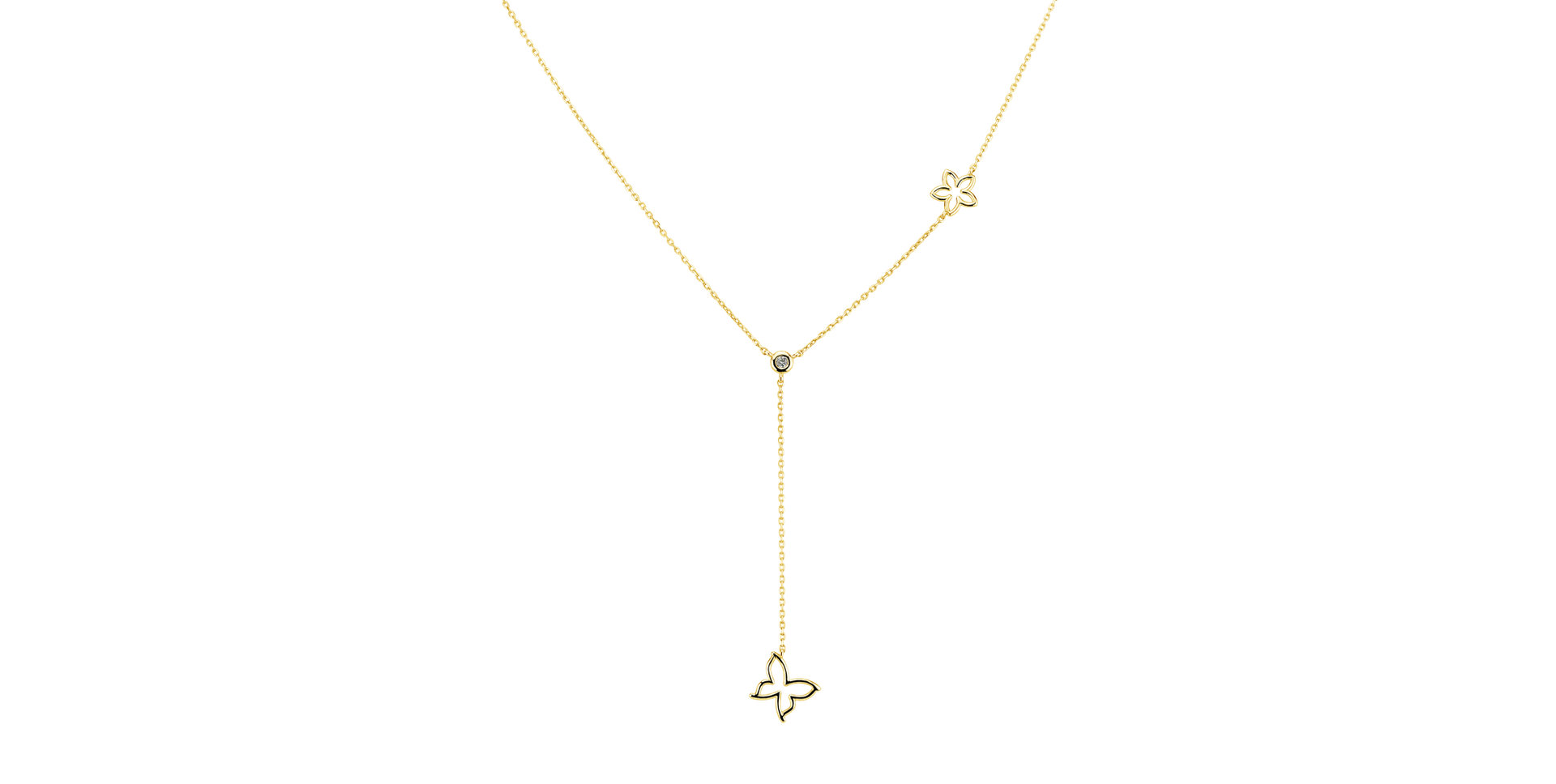 Náhrdelník s diamantom Touch of Spring