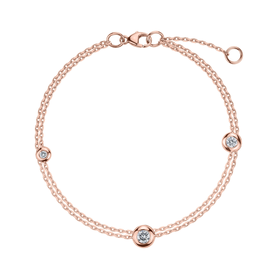 Náramok s diamantmi Love Points