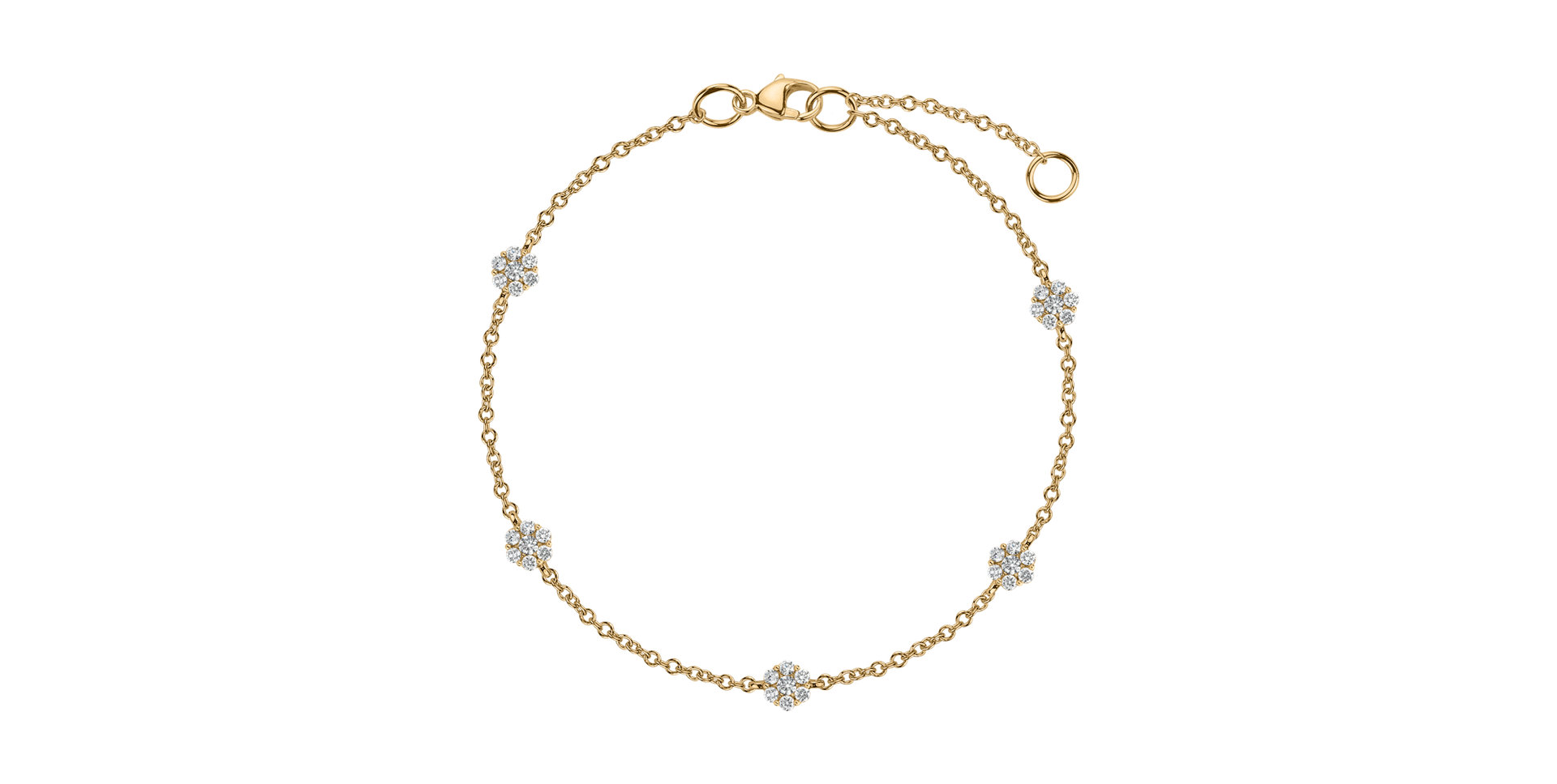 Náramok s diamantmi Evening Sky