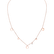 Náhrdelník s diamantom Circles of Hearth2