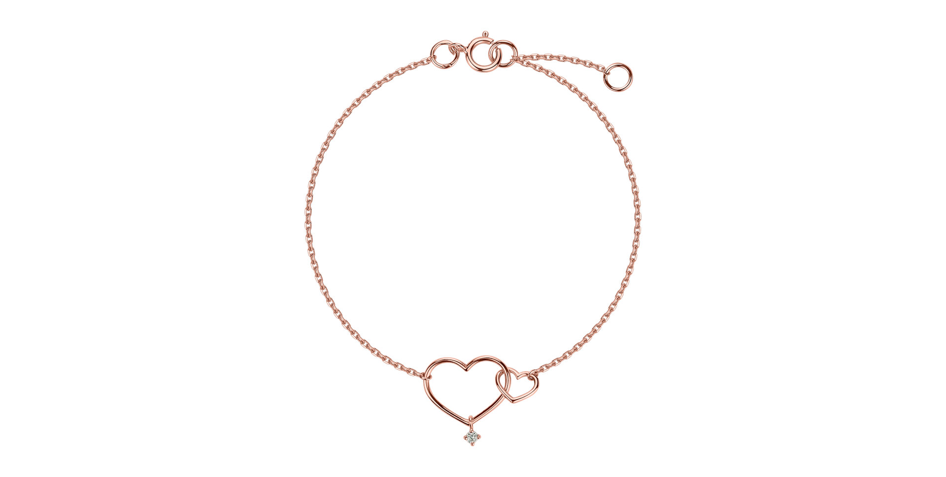 Náramok s diamantom Affection Love